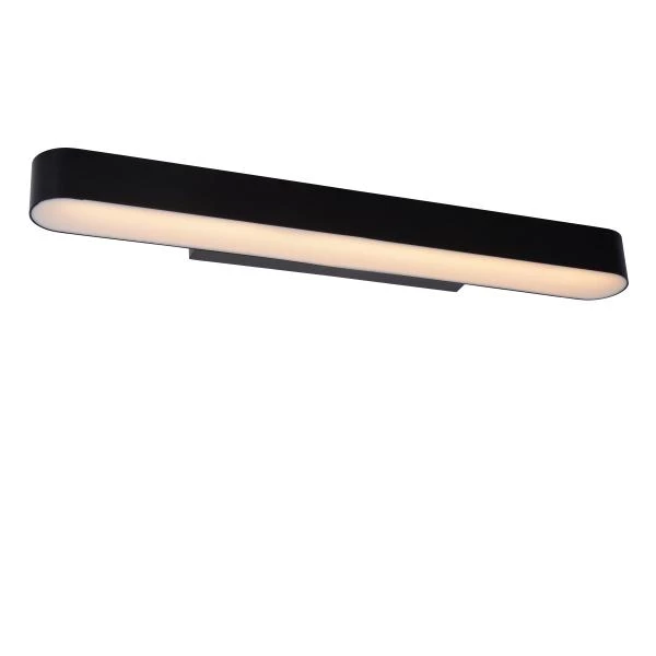 Lucide MADELON - Wall light Bathroom - LED - 1x9W 2700K - IP44 - Black - detail 1